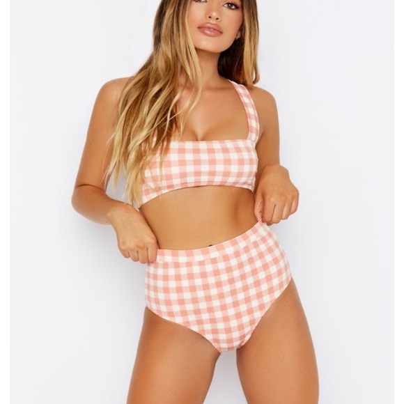 Ris-k pink lago swimsuit NWT - Picture 1 of 7